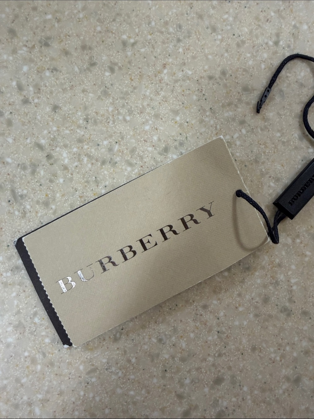 Burberry Beige Check Canvas Tote with Brown Leather Trim and Black/White Accents - Picture 2 of 12